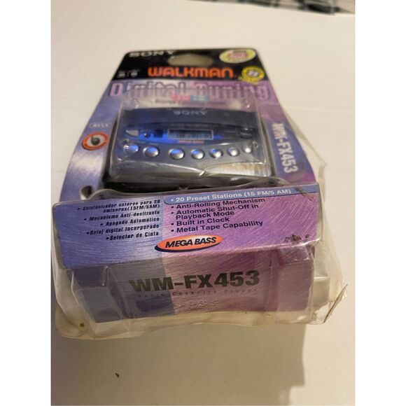 SONY WALKMAN DIGITAL TUNING FM AM Stero Cassette Player WM-FX453 Auto Reverse NI - Picture 8 of 8